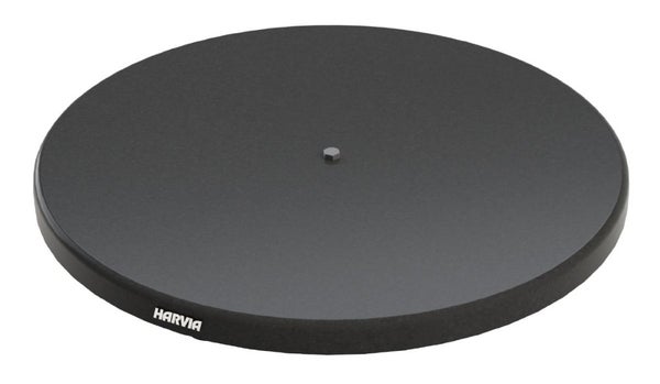 Harvia Golvskyddspl&aring;t Runda Svart WL120, &Oslash;624 mm x 60-75 mm