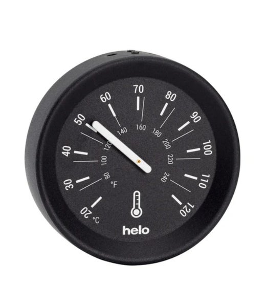 Helo Brilliant bastutermometer Mattsvart