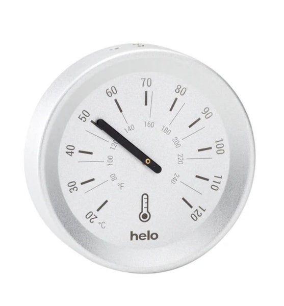 Helo Brilliant bastutermometer Silver