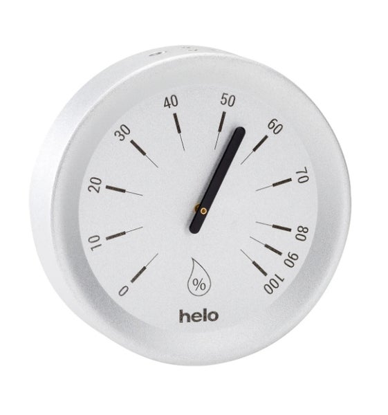 Helo Brilliant bastuhygrometer Silver