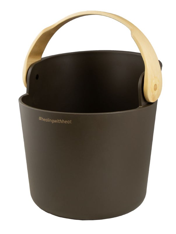 Harvia Helmi bastuset Choklad / chokladbrun, inkl: bastuhink och skopa SA011B