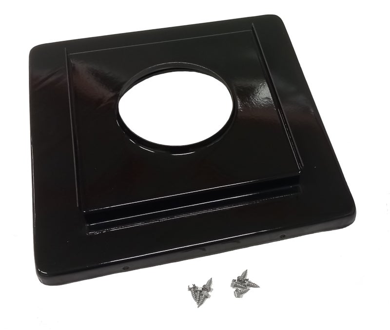 Misa skorsten 15125 nedre &auml;nden svart emaljerad, inkl. skruvar 45117