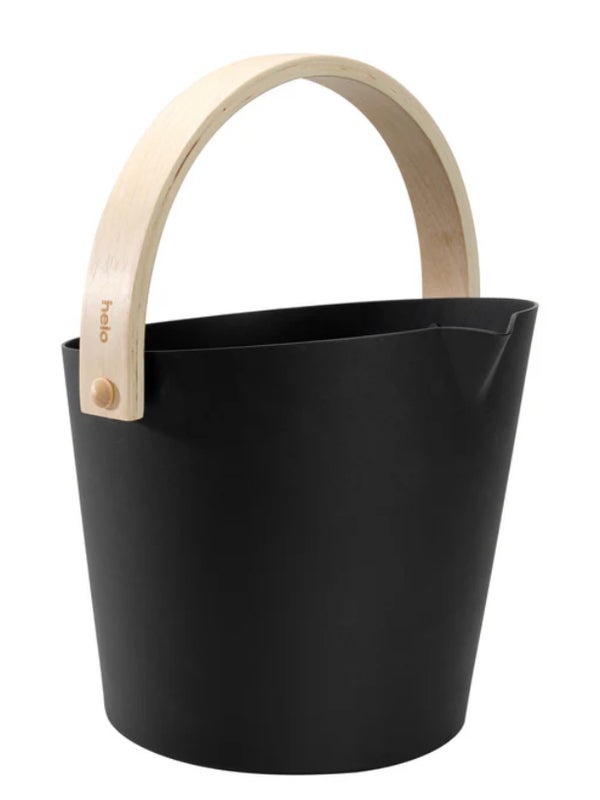 Helo Brilliant bastust&auml;va / bastuhink Mattsvart