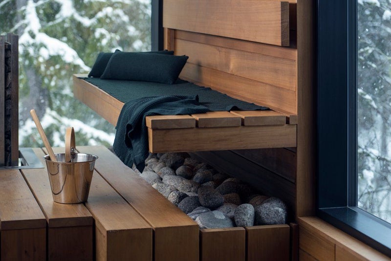 Rento kenno bastukudde 50x22 cm, svart/m&ouml;rkgr&ouml;n