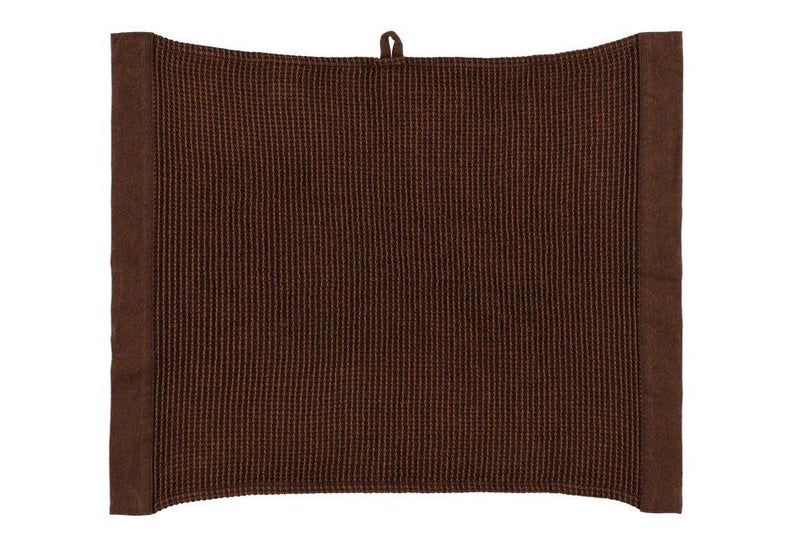 Rento kenno Sitthandduk / handduk 50x70 cm, svart/brun
